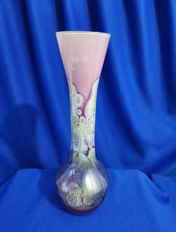 Satin Frosted Glass Vase